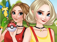 Frozen Kardeşler Pokemon Go Oyna