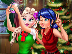 Uğur Böceği ve Elsa Yılbaşı Selfi Uğur Böceği ve Elsa Yılbaşı Selfi