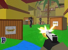 Blocky Combat Swat 3