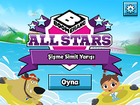 Boomerang All Stars Şişme Simit Yarışı