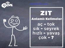 Telali Zıttını Bul