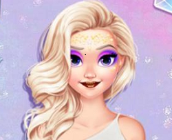 Elsa Işıltı Makyajı