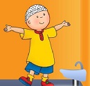 Caillou Kayu ile Abdest Al