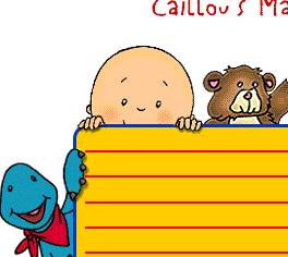 Caillou Kayu Müzik Yap