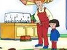 Kayu - Caillou akvaryum inceliyor