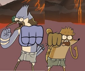 Regular Show Volkandan Kaçış Oyunu